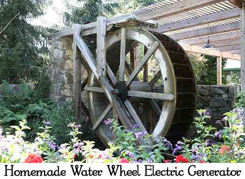 generator water wheel homemade electric diy electricity hydro mill fountain walt solar lilmoocreations system stoneburner via flickr garden