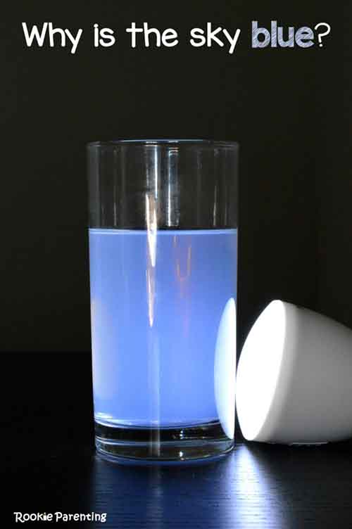 Why Is The Sky Blue? Science Experiment - Lil Moo Creations