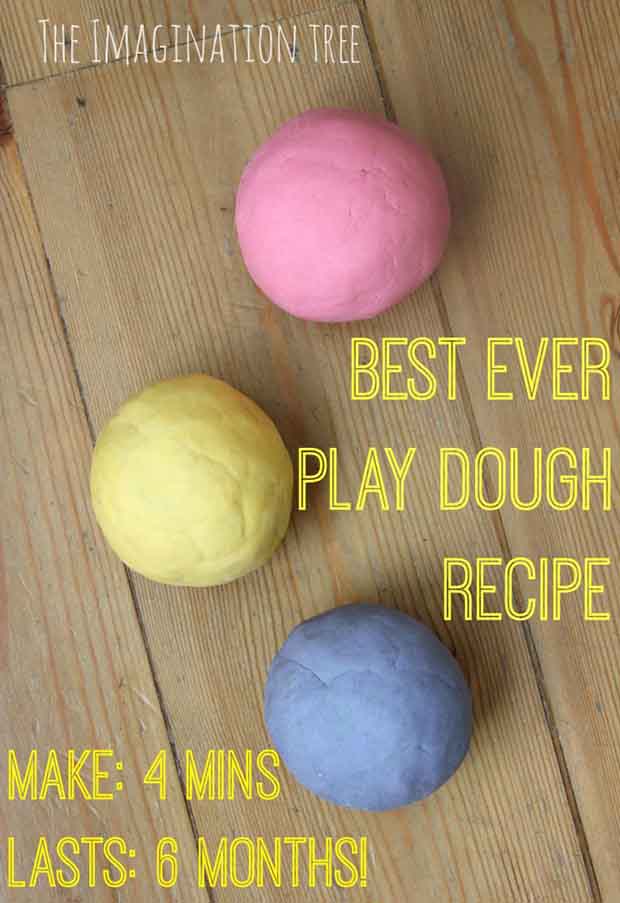 Best Ever NoCook Play Dough Recipe!