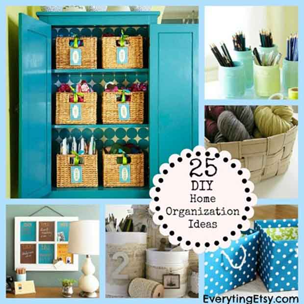 25 Diy Home Organization Ideas