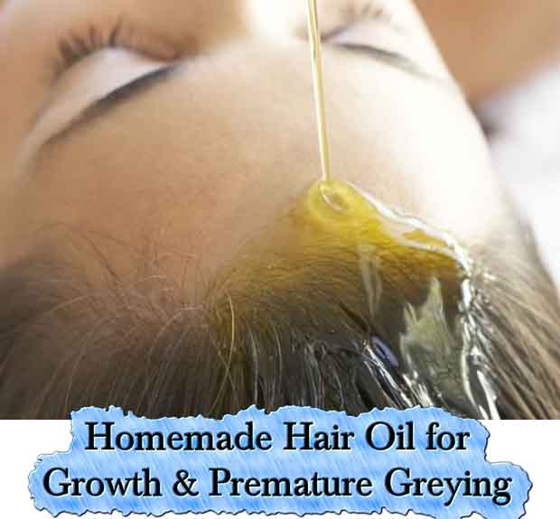 Homemade Hair Oil for Growth & Premature Greying - Lil Moo Creations