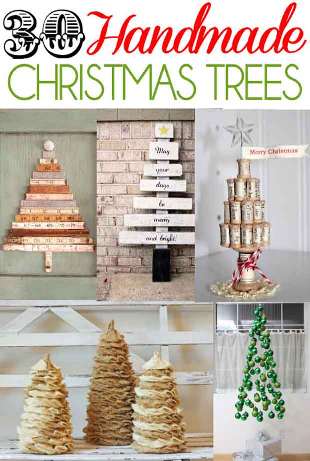 30 Handmade Christmas Trees