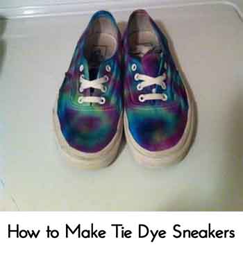 How to Make Tie Dye Sneakers