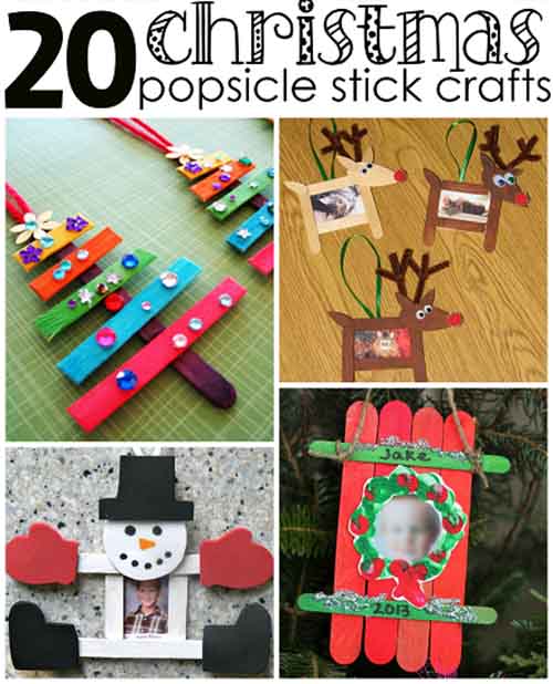 Christmas Popsicle Stick Crafts for Kids to Make