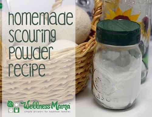 scouring powder homemade natural wellnessmama recipe cleaning bathroom wellness mama diy