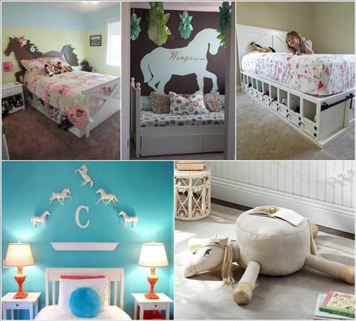 Super Cute Horse Kids Bedroom Decor Ideas