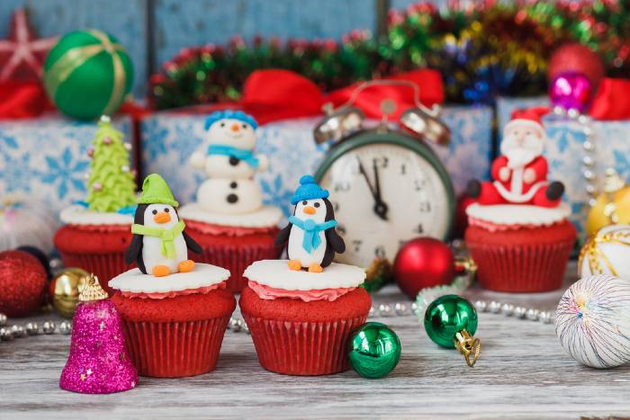 Fun Christmas Cupcakes